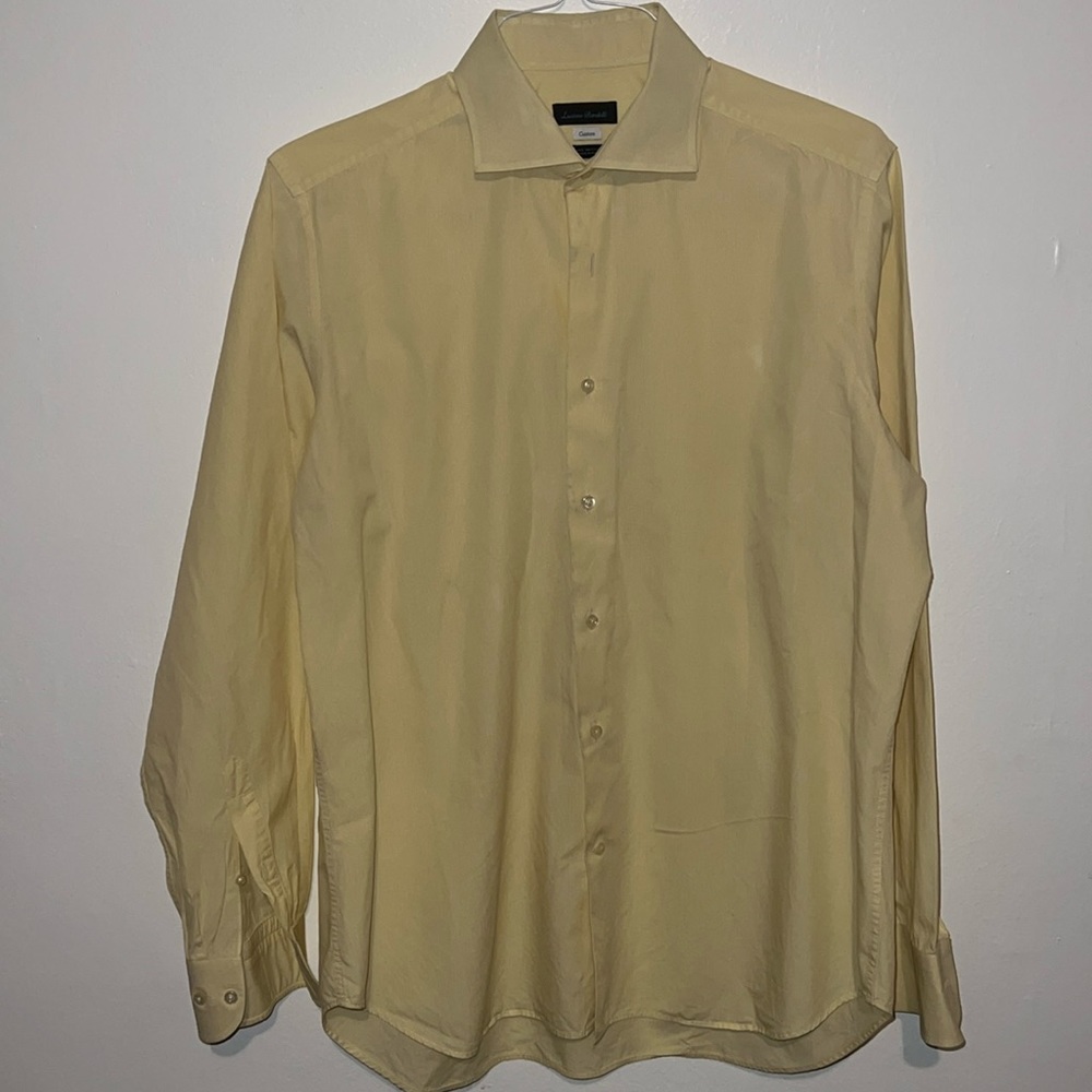 Luciano Bardelli - Yellow Button Down dress shirt